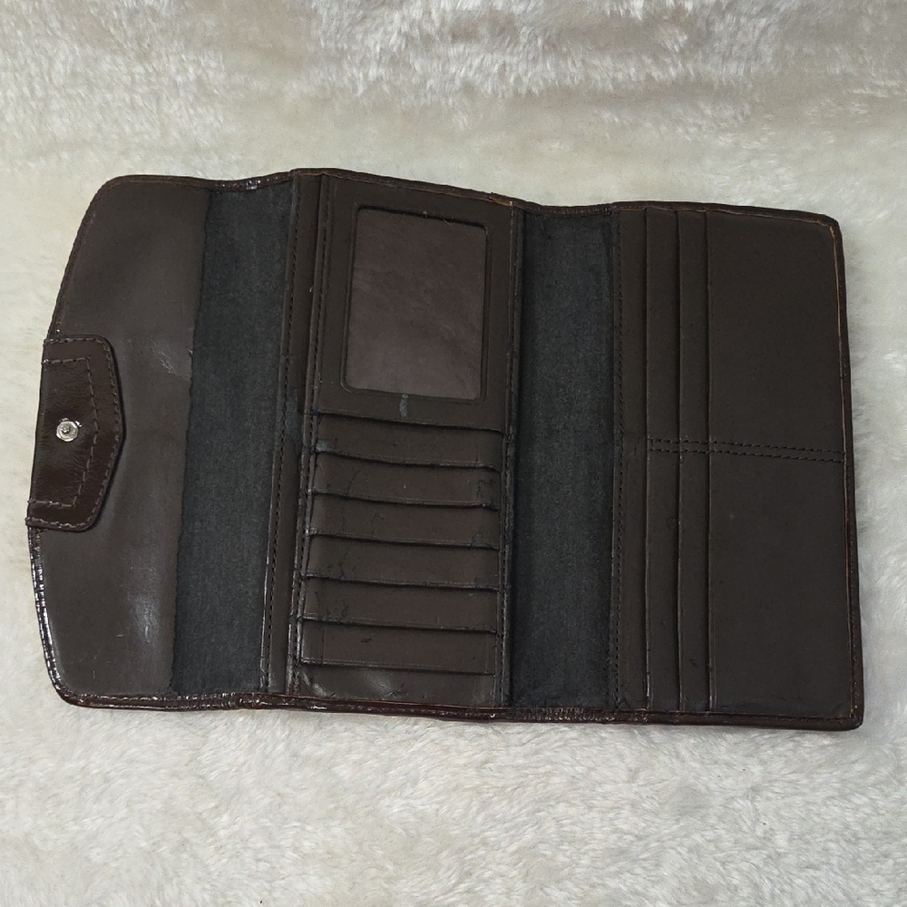 Coach Vintage Tan Signature long Wallet - Picture 3 of 6